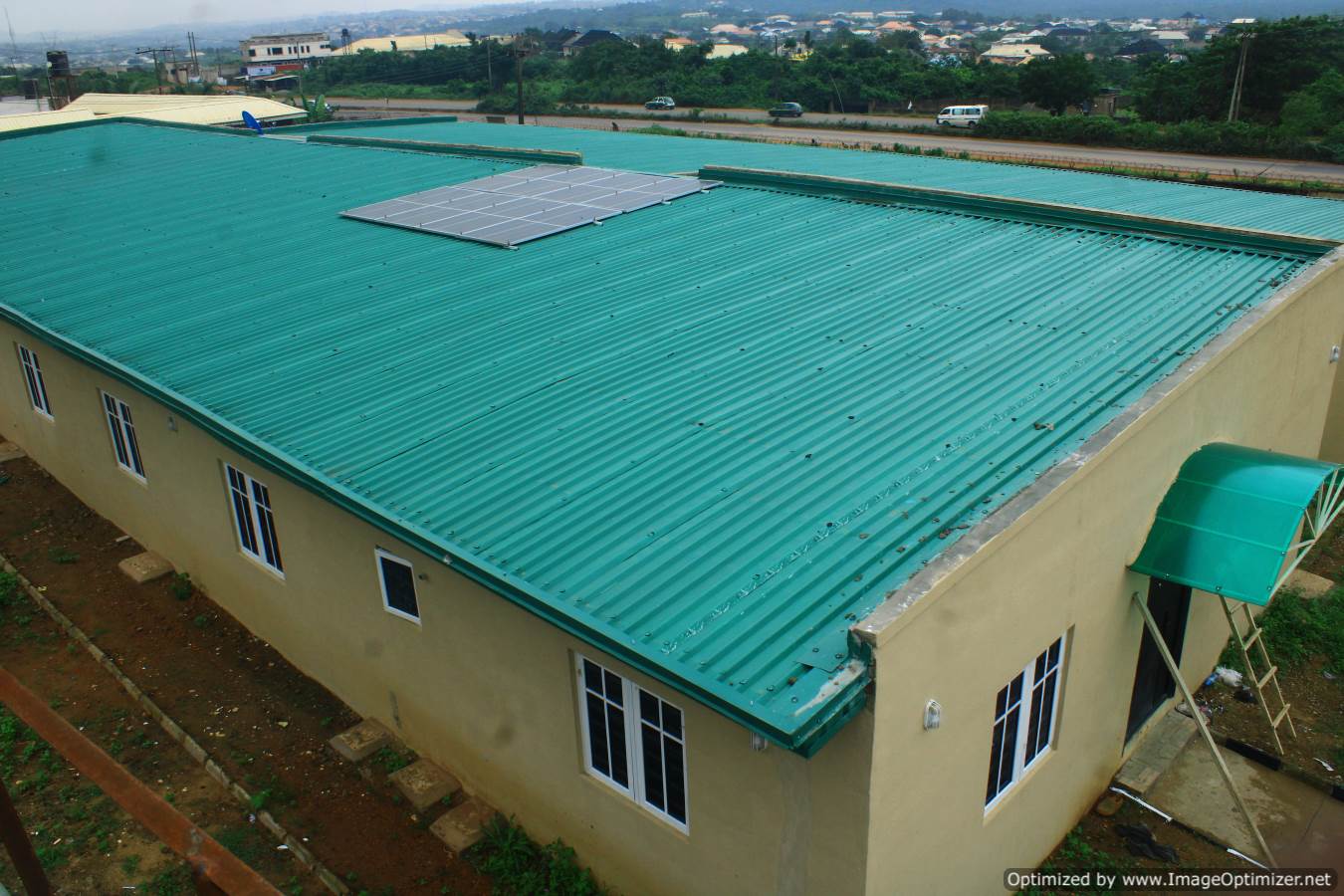 Solar installation at the TALOMOLA Initiative facility